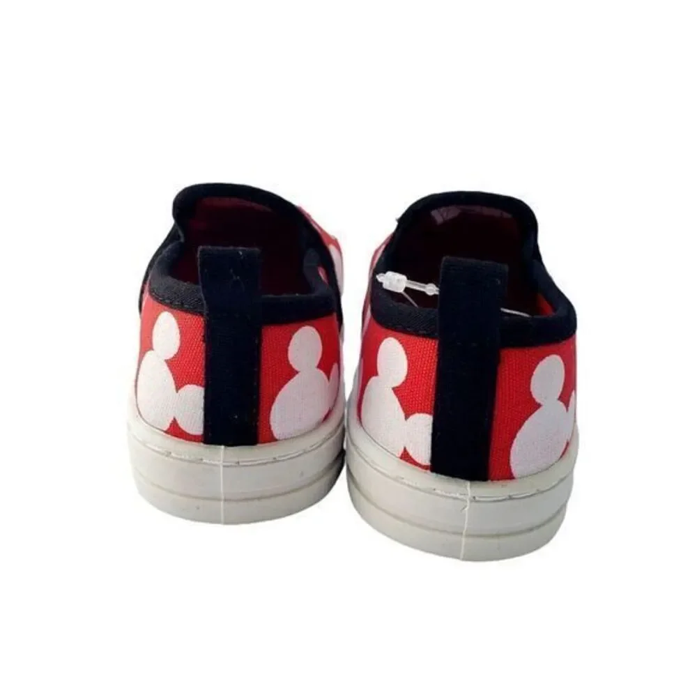 Disney Shoes For Girls Without‎ Laces Mickey Mouse Size 10 Red New